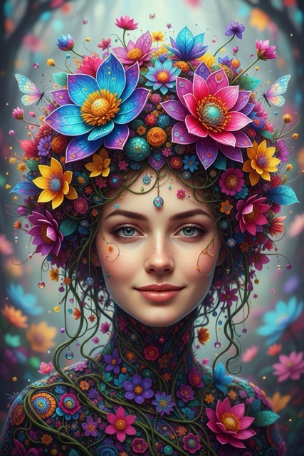 vibrant_floral_portrait